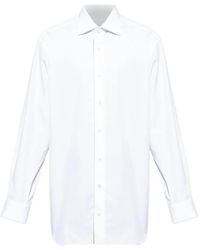 Brioni - Long-Sleeve Button-Down Shirt - Lyst