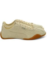 PUMA - X Jil Sander Perforated Lace-Up Sneakers - Lyst