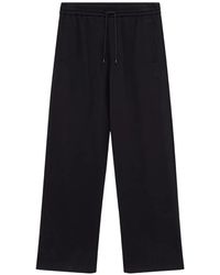 MSGM - Logo-Embroidered Drawstring Track Pants - Lyst