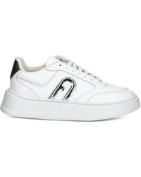 Furla - Sneakers Met Logoplakkaat - Lyst