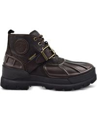 Polo Ralph Lauren - High-Top-Sneakers mit Schnalle - Lyst