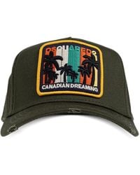 DSquared² - Embroidered-Patch Hat - Lyst