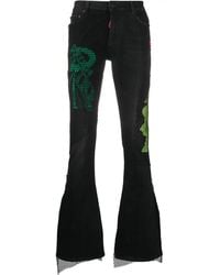 Off-White c/o Virgil Abloh - Stacked Flared Jeans - Lyst