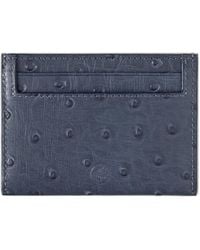 Mulberry - Ostrich-Effect Card Holder - Lyst