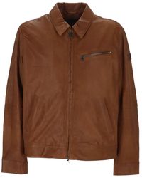 Peuterey - Leren Jack - Lyst
