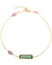 Yi Collection - 18K Tourmaline And Sapphire Bar Bracelet - Lyst