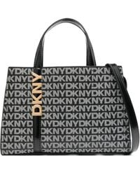 DKNY - Sac Cabas À Plaque Logo - Lyst