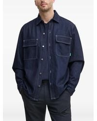 Benetton - Flap-Pocket Shirt - Lyst