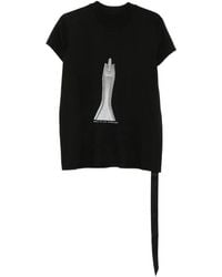 Rick Owens - Small Level Graphic-Print T-Shirt - Lyst