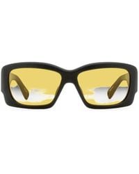 Jacquemus - X Linda Farrow Croisiere Rectangular Sunglasses - Lyst