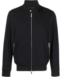 Moorer - Bomber Con Zip - Lyst