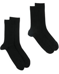 TOTEME - Ribbed Crew Socks (Set Of Two) - Lyst