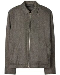 Paul Smith - Jacke Aus Woll-Kaschmirgemisch Mit Fischgrätenmuster - Lyst