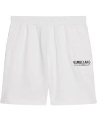 Helmut Lang - Logo-Print Shorts - Lyst