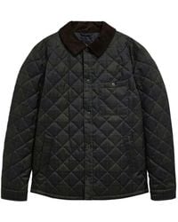 Barbour - Quilted Tartan-Print Jacket - Lyst