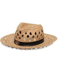Lola Casademunt - Perforated Woven Hat - Lyst