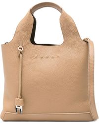 Hogan - Leather Top-Handles Tote Bag - Lyst