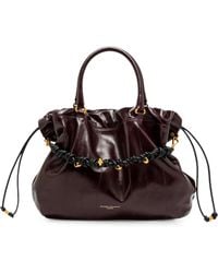 Gianni Chiarini - Large Morgana Leather Shoulder Bag - Lyst