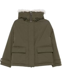 Yves Salomon - Hooded Patch-Pocket Jacket - Lyst