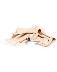 Twinset - Logo-Intarsia Fringed Scarf - Lyst