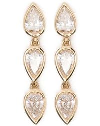 Anita Ko - 18Ct Elodie Diamond Drop Earrings - Lyst