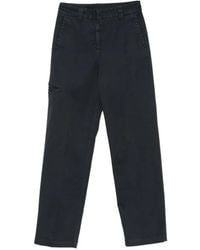 Aspesi - Straight-Leg Chino Trousers - Lyst
