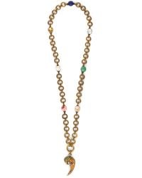 Etro - Paisley-Parrot Crystal Necklace - Lyst