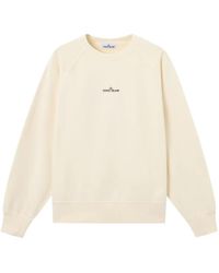 Stone Island - Logo-Print Long-Sleeve Sweater - Lyst