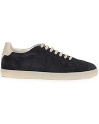 Brunello Cucinelli - Suede Lace-Up Sneakers - Lyst