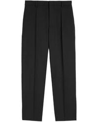 Jil Sander - Tapered Cropped-Leg Trousers - Lyst