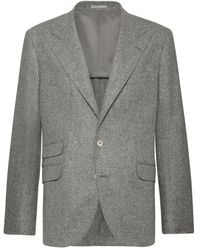 Brunello Cucinelli - Blazer À Effet Moucheté - Lyst