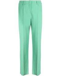 Emporio Armani - Pressed-crease High-waisted Trousers - Lyst