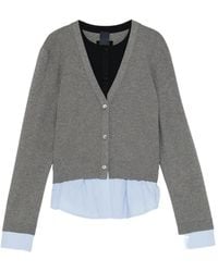 Juun.J - Layered V-Neck Cardigan - Lyst