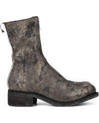 Guidi - Printed zip front boots - Lyst