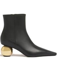 Marni - Spherical-Heel Pointed-Toe Boots - Lyst