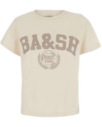 Ba&sh - Logo-Print Cotton T-Shirt - Lyst
