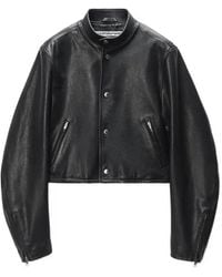 Alexander Wang - Chaqueta De Piel Con Botones - Lyst