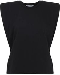 Frankie Shop - Eva Padded Shoulder Muscle T-Shirt - Lyst