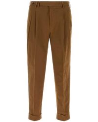 PT Torino - Cuffed Tapered Trousers - Lyst