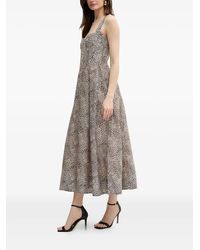 Bardot - Vestido midi Lilah con estampado de leopardo - Lyst