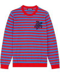 Vilebrequin - Logo-embroidered Striped Sweatshirt - Lyst