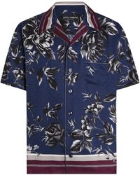 Dolce & Gabbana - Peony-Print Hawaii Twill Shirt - Lyst