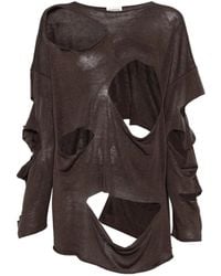 P.A.R.O.S.H. - Babygirl Cut-Out Sweater - Lyst