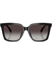 Michael Kors - Logo Rectangle-Frame Sunglasses - Lyst