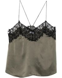 IRO - Haut À Détails En Dentelle - Lyst