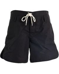 Prada - Drawstring Pocket-Detail Swim Shorts - Lyst