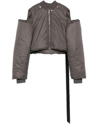 Rick Owens - Cropped-Jacke mit Reißverschluss - Lyst