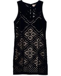 Twinset - Open-Knit Mini Dress - Lyst