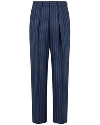 Tom Ford - Striped Pleated Trousers - Lyst