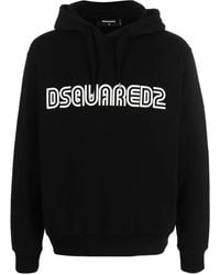 DSquared² - Sweatshirt With Hood And Logo - Lyst